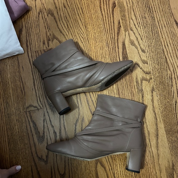Repetto Gersen Leather Booties in taupe - Picture 8 of 12